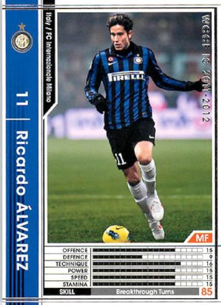 その他 WCCF11-12 Amazon.co.jp: WCCF/11-12/インテル/白/200/リカルド・アルバレス